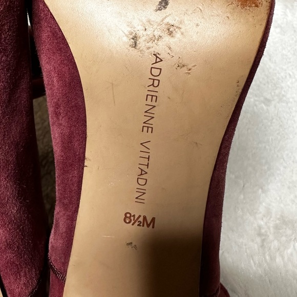 Adrienne Vittadini Shaye Suede Pointed Toe Ankle Booties Ox Women’s Sz 8.5 - Picture 11 of 12